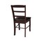 International Concepts Set of 2 Madrid Ladderback Chairs, Rich Mocha C15-2P - alternate 4